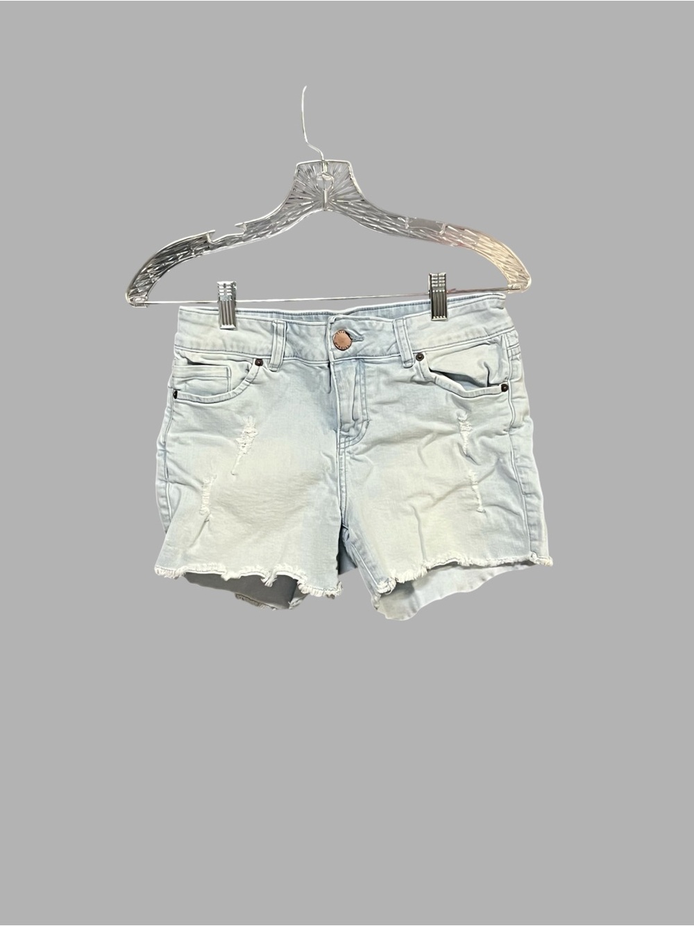 O’Neill Cody Denim Shorts Women’s 27 Light Indigo Distressed Y2K Beach Boho Core
